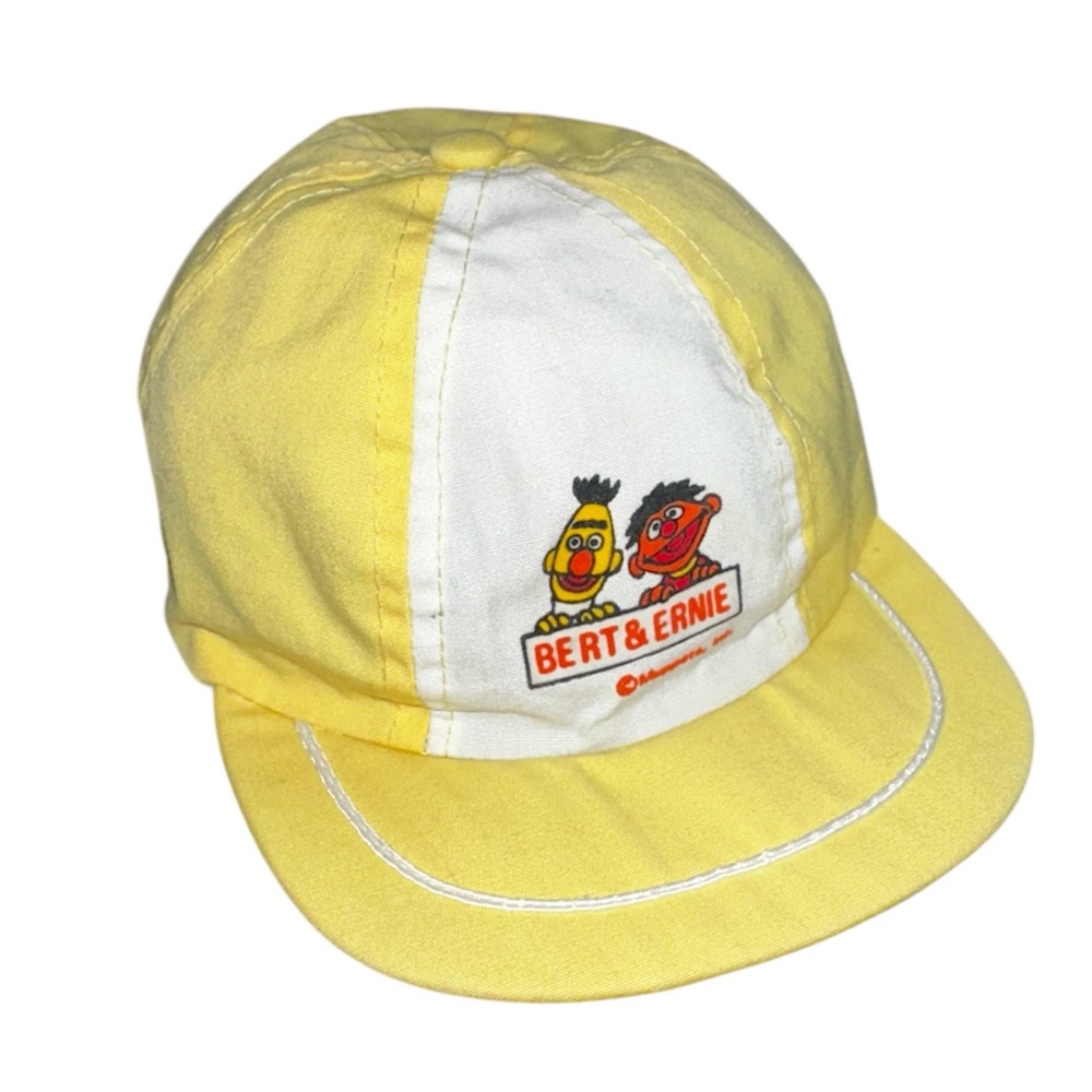 Vintage Bert & Ernie Sesame Street The Muppets Children’s / Infant Elastic Hat